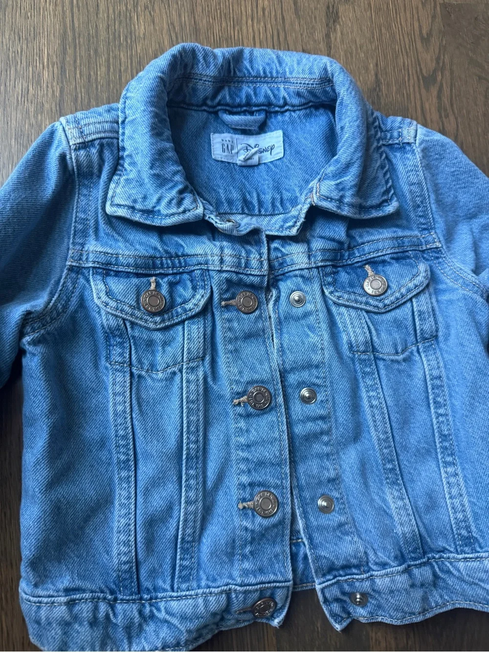 GAP Disney Light Blue Kids Denim Jean Jacket